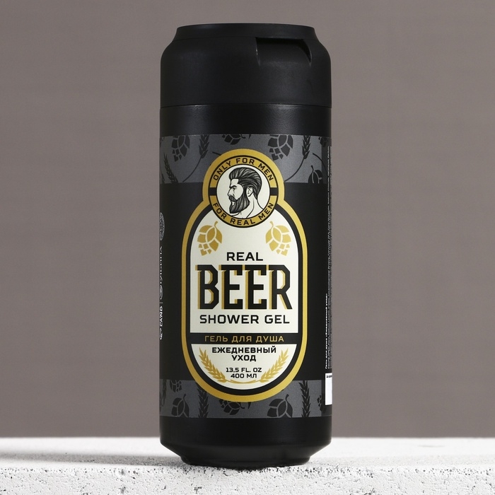 Гель для душа во флаконе пиво, 400 мл, HARD LINE Гель для душа во флаконе пиво, 400 мл, HARD LINE