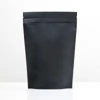 Пакет дой - пак, матовый, чёрный, 14&times;20&times;4 см