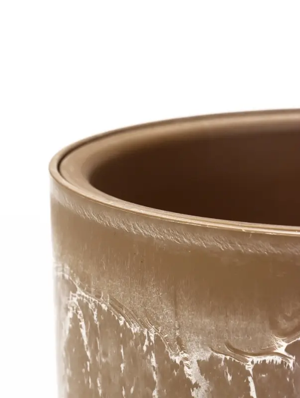 Кашпо со вставкой 3,7 л d22 см h20 см МИКРИТ бежевый слайн