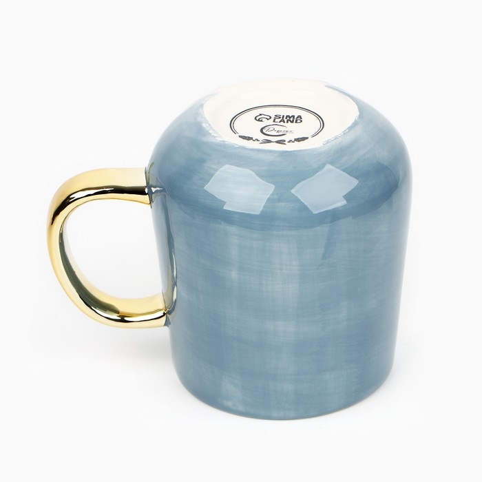 Новый год! Кружка новогодняя керамическая «Пингвин», 600 мл, цвет голубой Новый год! Кружка новогодняя керамическая «Пингвин», 600 мл, цвет голубой