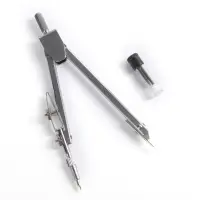 Кронциркуль металлический Calligrata, 110 мм, с рейсфедером, в пластиковом пенале