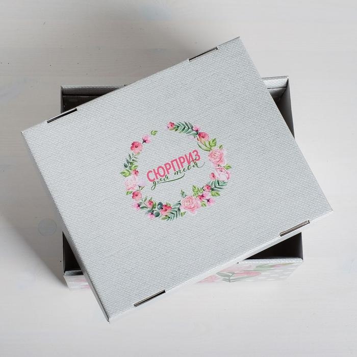 Коробка подарочная складная, упаковка, «Цветочный сад», 31 х 25.5 х 16 см Коробка подарочная складная, упаковка, «Цветочный сад», 31 х 25.5 х 16 см