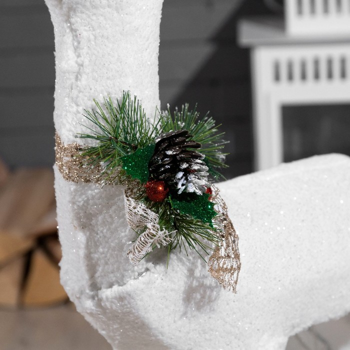 Светодиодная фигура «Олень», 56 × 76 × 15 см, текстиль, металл, 220 В, свечение тёплое белое Светодиодная фигура «Олень», 56 × 76 × 15 см, текстиль, металл, 220 В, свечение тёплое белое