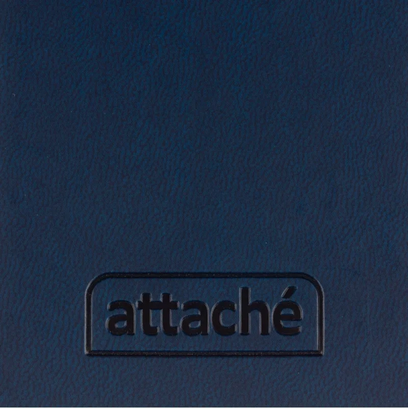 Еженедельник датированный 2026 АТТАСНЕ 64л, 90х160мм, карм.гор., Сиам синий