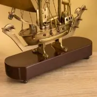 Корабль сувенирный 23х6,5х30 см, латунь