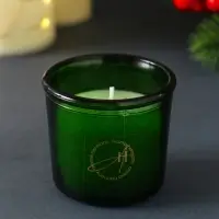 Свеча ароматическая новогодняя "Вишнёвый пирог" в стакане, 60 гр, Свеча ароматическая новогодняя "Вишнёвый пирог" в стакане, 60 гр,