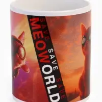 Кружка керамическая в коробке &laquo;Кот-Супергерой&raquo;, 320 мл