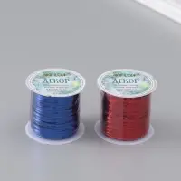 Проволока декоративная для творчества &laquo;Металлический блеск&raquo;, 15 м, МИКС