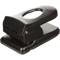 Дырокол металлический Attache до 65 листов, с линейкой, цвет черный