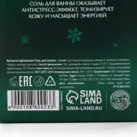 Соль для ванны, аромат яблочный пунш, 200 г, URAL LAB