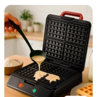 Вафельница электрическая для бельгийских вафель КТ-4674 Вафельница электрическая для бельгийских вафель КТ-4674