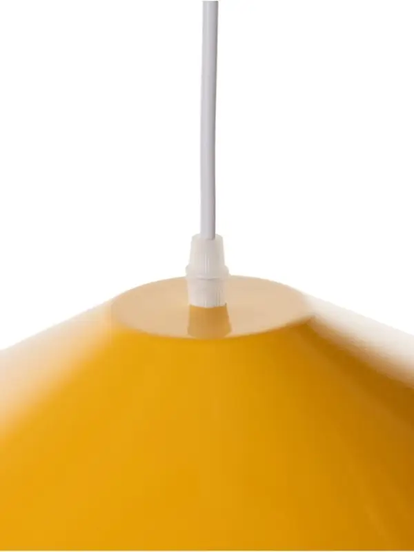 Светильник потолочный BayerLux Lea, 1&times;40 Вт, Е27, рапсово-жёлтый, 26&times;26&times;32 см