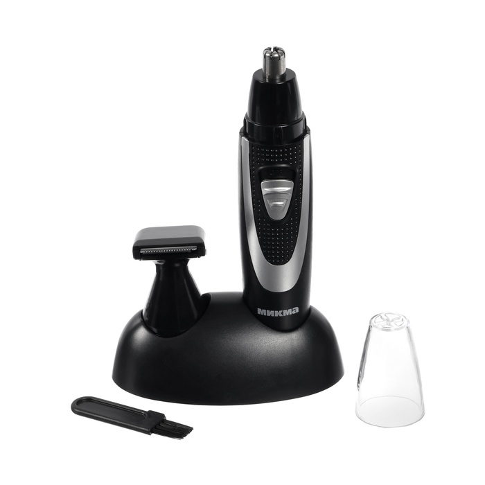 Триммер для волос ИП 423, для усов/носа, 1хАА (не в компл.), чёрно-серебристый Триммер для волос ИП 423, для усов/носа, 1хАА (не в компл.), чёрно-серебристый