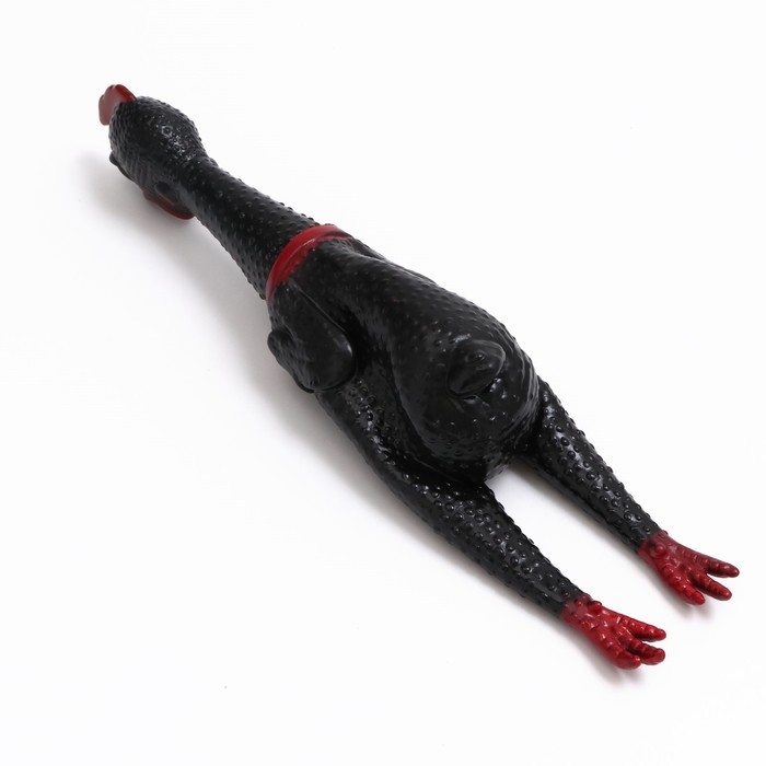 Игрушка пищащая Игрушка пищащая "Задумчивая курица XL" для собак, 41 см, чёрная