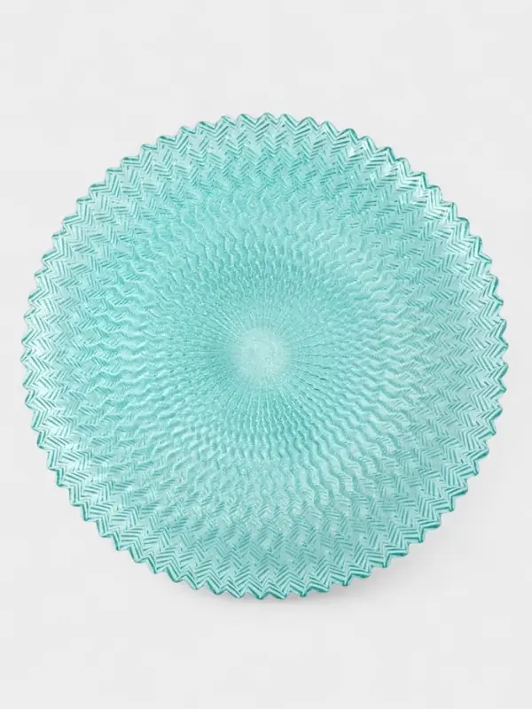 Тарелка "РЕТРО БРИЗ" 21 см, голубой цвет