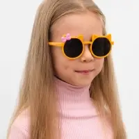Очки солнцезащитные детские, uv 400, линза 4.8&times;4 см, цвет МИКС