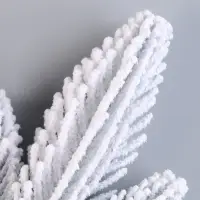 Литая веточка, голубая, заснеженная, набор 3 шт.