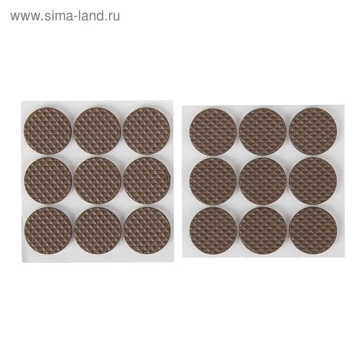 Накладка мебельная круглая ТУНДРА, d=25 мм, 18 шт., полимерная, коричневая Накладка мебельная круглая ТУНДРА, d=25 мм, 18 шт., полимерная, коричневая