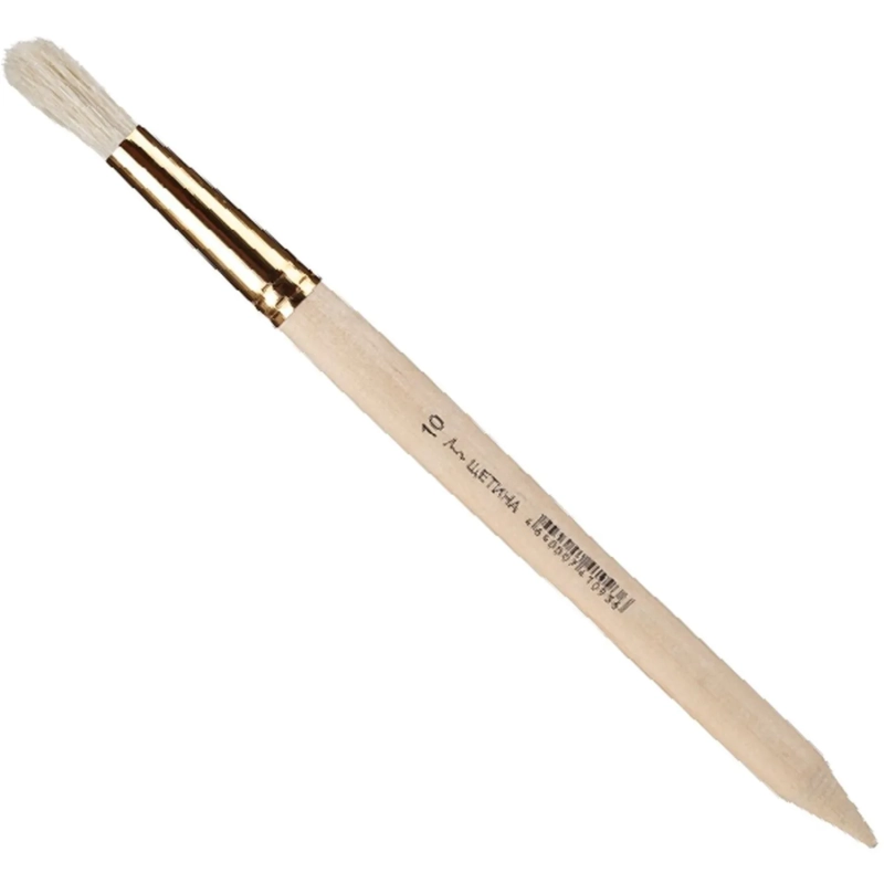 Кисть ,щетина,круглая,№10