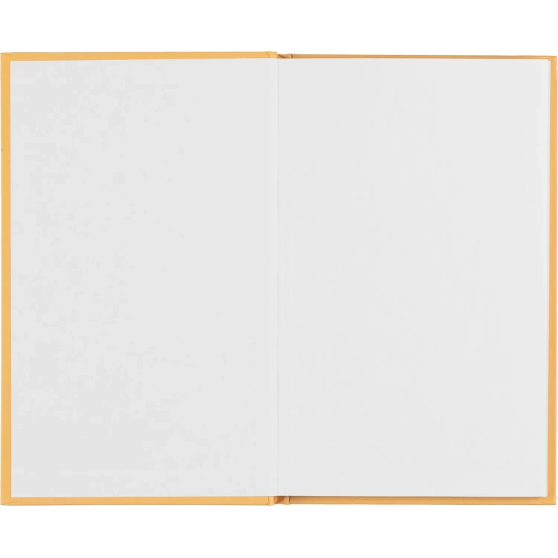 Бизнес-тетрадь А5,80л,7БЦ мат.лам,тон.бл,кл, Attache Bright colours желтый