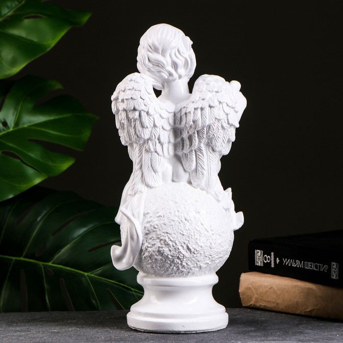 Фигура  Фигура "Ангел на шаре с арфой" 32х13 см