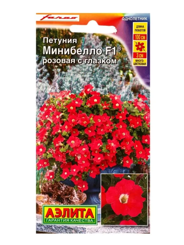 Семена цветов Петуния мини Минибелло F1 розовая с глазком многоцветковая (драже) С. Farao, Ц/П,5 шт. Семена цветов Петуния мини Минибелло F1 розовая с глазком многоцветковая (драже) С. Farao, Ц/П,5 шт.