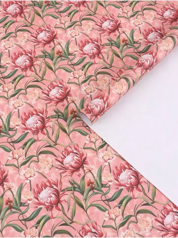 Бумага упаковочная &laquo;Цветочная&raquo;, 70 &times; 100 см