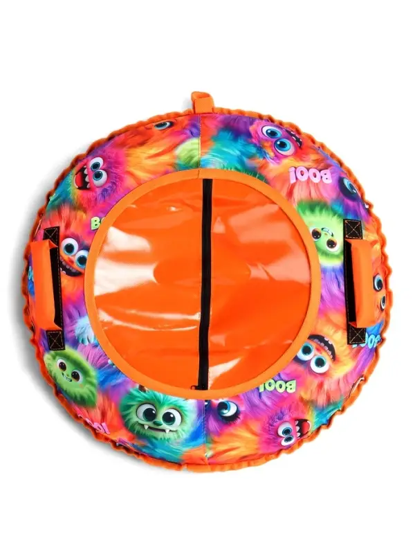 Тюбинг – ватрушка «Монстрики», диаметр чехла 80 см, оранжевая, Winter Star Тюбинг – ватрушка «Монстрики», диаметр чехла 80 см, оранжевая, Winter Star