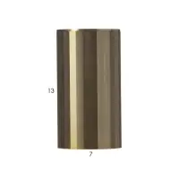 Светильник &laquo;Алисер&raquo; GU10 бронза 7.5&times;7.5&times;13 см