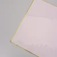 Пленка для цветов, &laquo;Кайма с тиснением&raquo;, розовая, 57&times;57 см