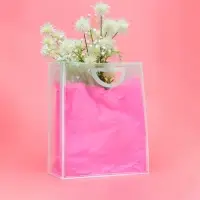 Пакет ПП с вырубной ручкой, прозрачный, 36&times;30&times;13 см, белый