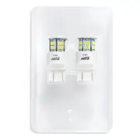 T113B T20/белый/(W3*16q) CANBUS 54SMD 3014, 2 contact, коробка 2 шт.