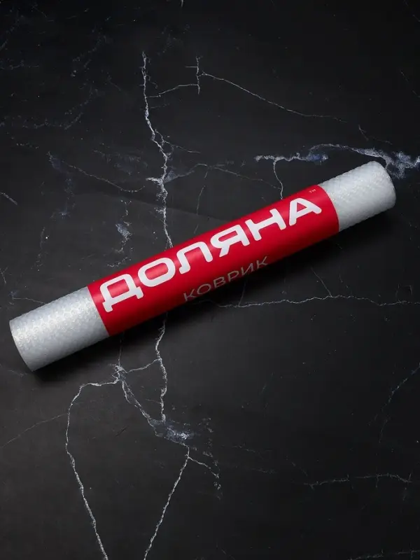 Коврик противоскользящий Доляна &laquo;Круги&raquo;, 30&times;150 см, прозрачный