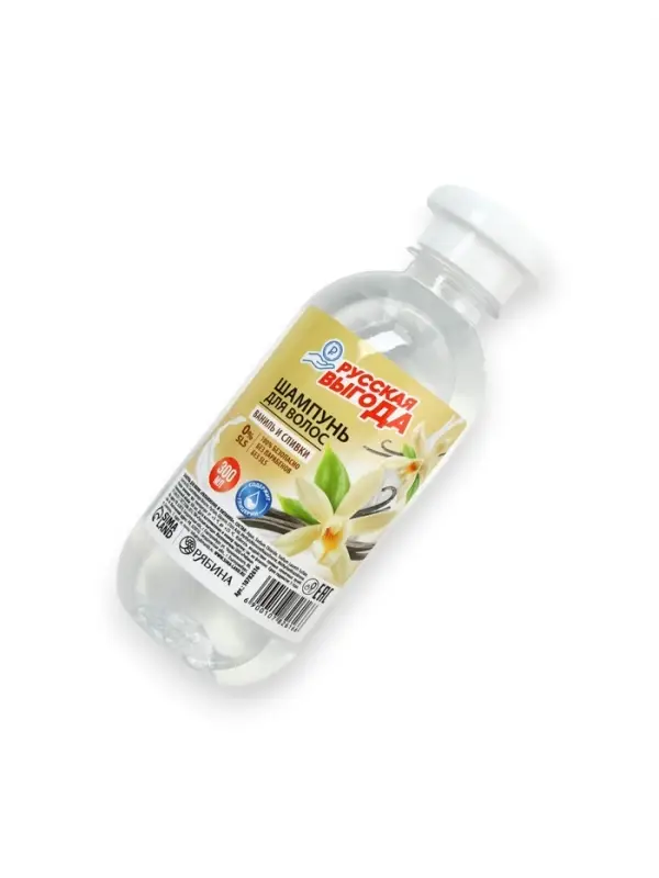 Шампунь для волос РУССКАЯ ВЫГОДА, 300 мл, аромат ванили и сливок