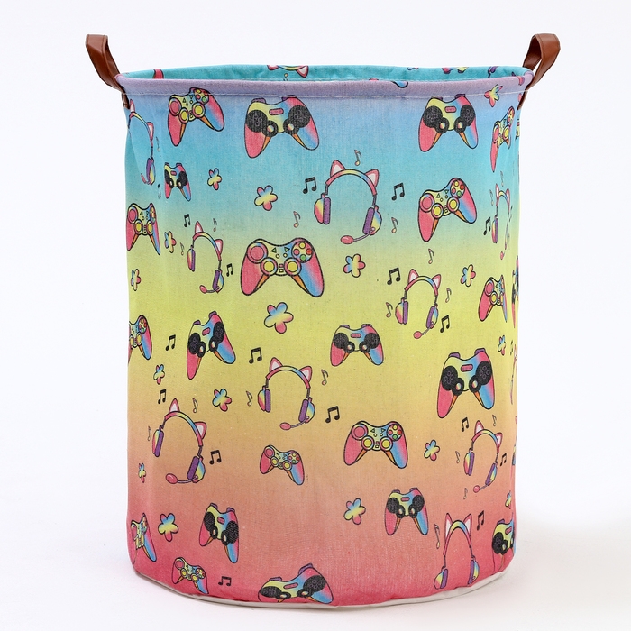 Корзина для игрушек «Джойстики» 48 × 40 × 40 см Корзина для игрушек «Джойстики» 48 × 40 × 40 см