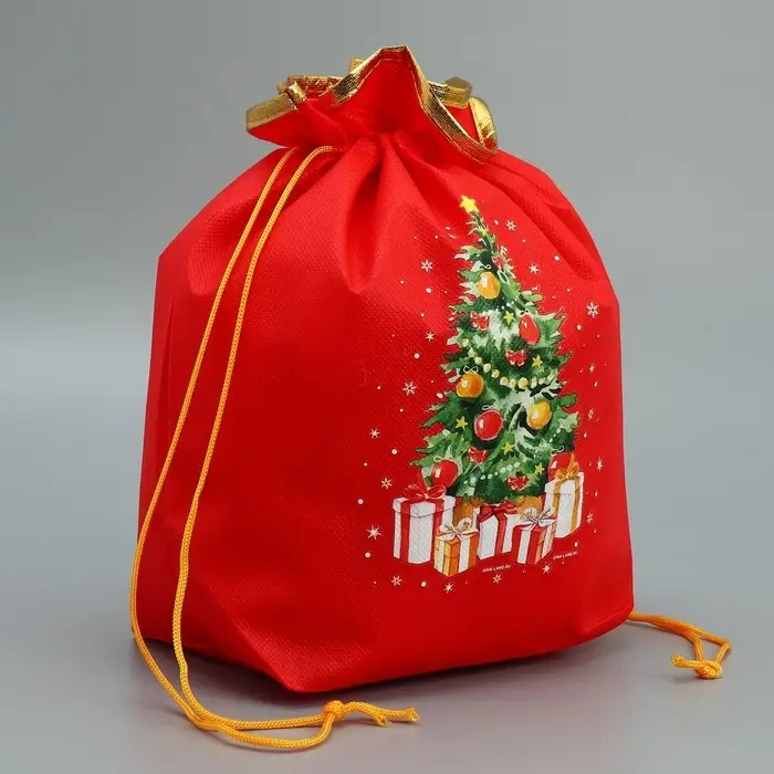 Мешочек подарочный «Ёлочка», 28 х28 см +/- 1.5 см Мешочек подарочный «Ёлочка», 28 х28 см +/- 1.5 см