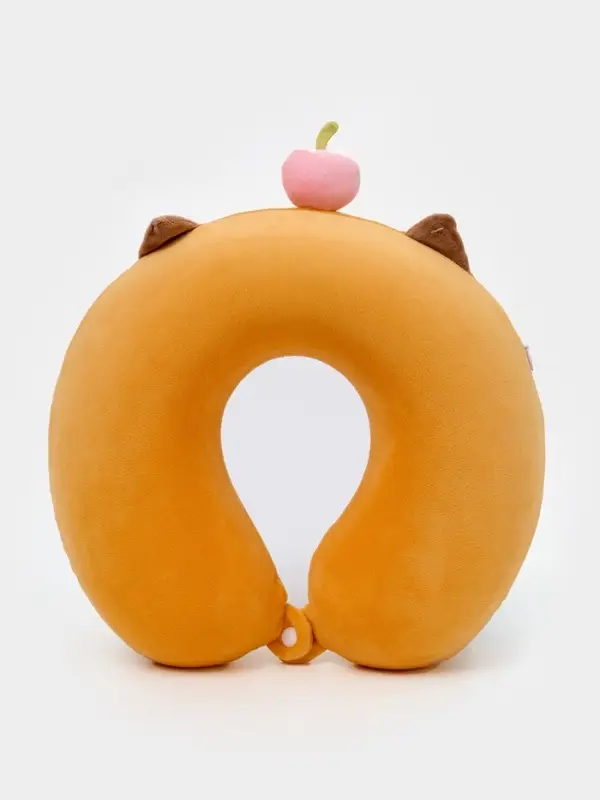 Мягкая игрушка - антистресс подголовник "Капибара"