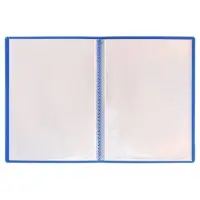 Набор папок А5, 20 вкладышей, Calligrata, синяя, 3 штуки