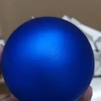 Оформительский шар Finery, 10 см, матовый синий