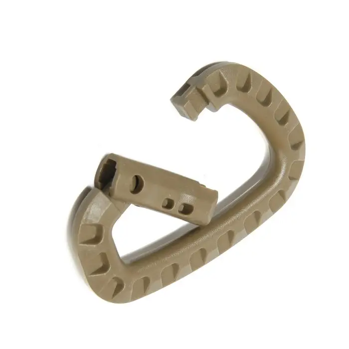 Карабин тактический D-образный ТУНДРА, 84х56х7 мм, цвет хаки Карабин тактический D-образный ТУНДРА, 84х56х7 мм, цвет хаки