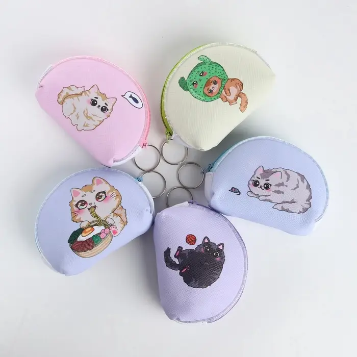 Кошелёк детский Cat Выбражулька, маленький, монетница, МИКС