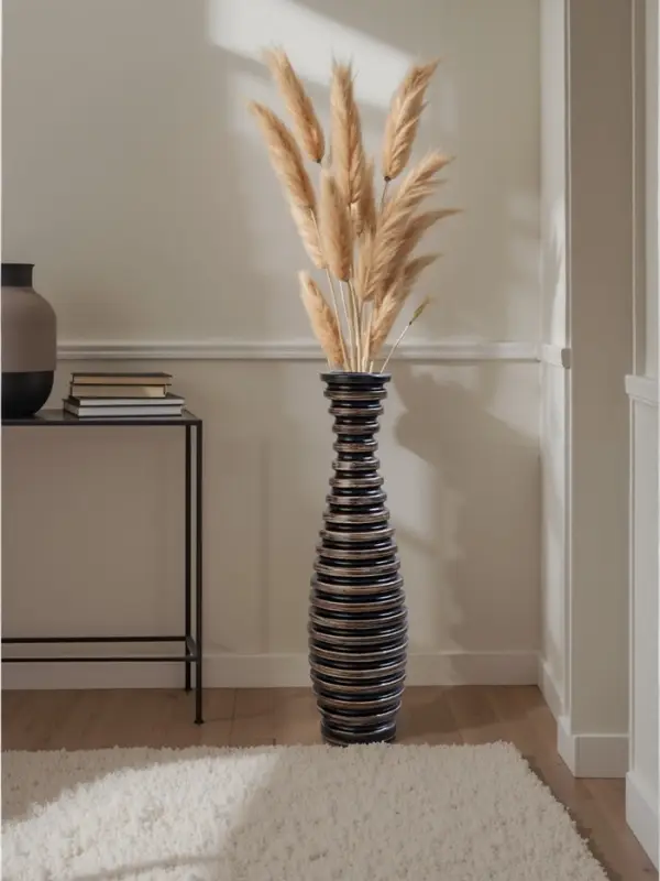 Ваза напольная &laquo;Гриф&raquo;, 60&times;14 см, керамика, коричневая