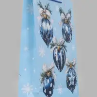 Пакет подарочный &laquo;Ледяные игрушки&raquo;, 33&times;10&times;42.5 см