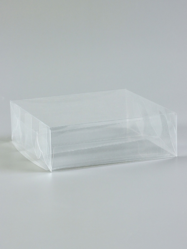 Коробка под 3 эклера из PVC, 15 х 15 х 5 см Коробка под 3 эклера из PVC, 15 х 15 х 5 см