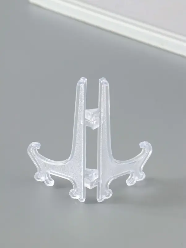 Подставка для тарелок декоративных d=10-13 см Diana, прозрачная, пластик, 10 см