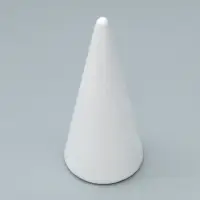 Конус из пенопласта для поделок и творчества, 1 шт., 20&times;8 см