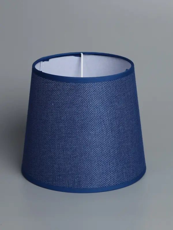 Абажур BayerLux &laquo;Кантри. Рогожка&raquo;, E27 или E14, синий, 18&times;18&times;15.5 см