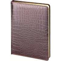 Ежедневник недатированный коричневый&nbsp; А5+ СAIMAN 3-494 Д