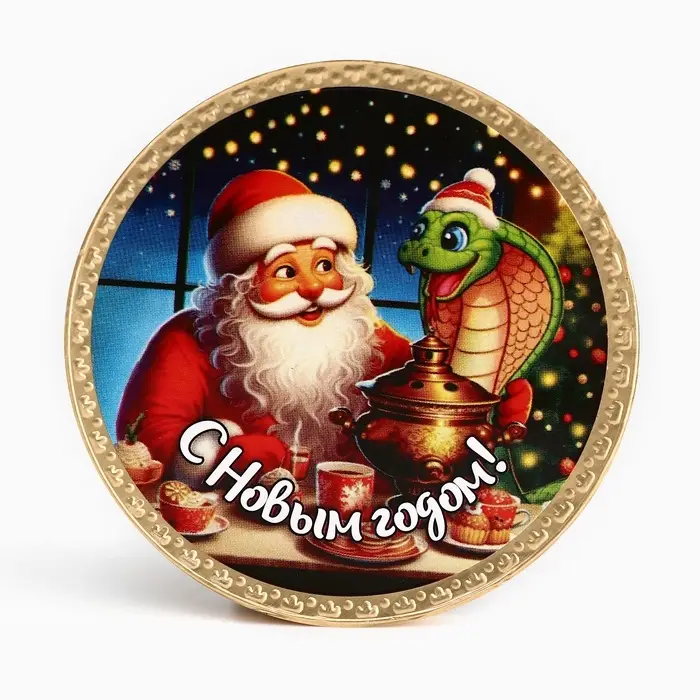 Шоколадная медаль Шоколадная медаль "Русская тройка", МИКС, 24 г