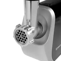 Мясорубка BRAYER 1609BR, электрическая, 2000 Вт, реверс, 3 диска, 3 насадки, 2 кг/мин